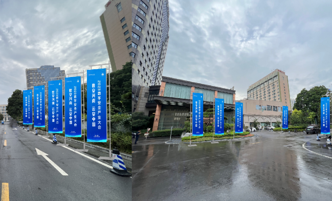 场外道旗效果图